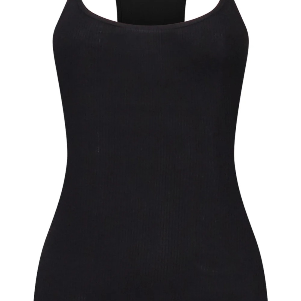 Y/Project Black Invisible Strap Tank Top